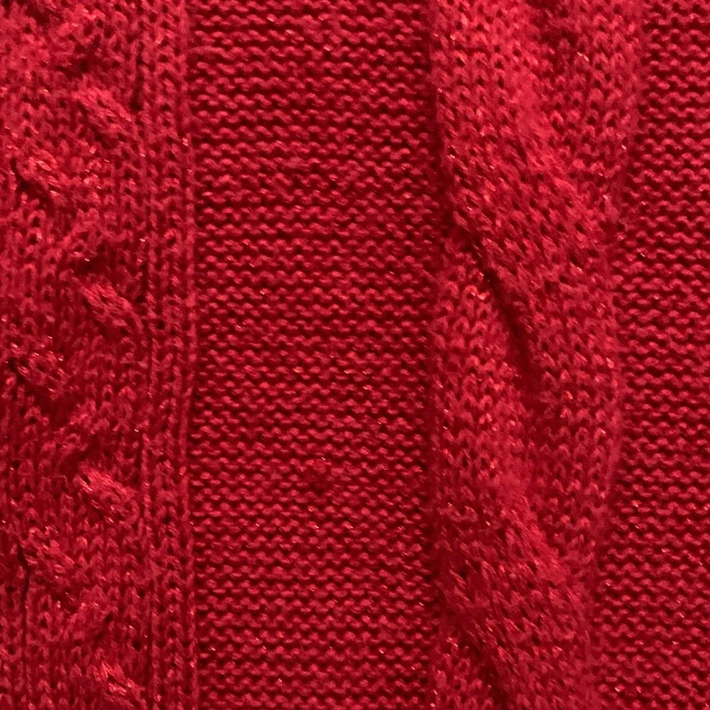 The Children's Place Red Cable Knit Sweater Dress - Picture 3 of 4